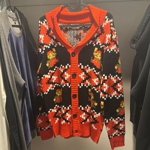 Super Mario Bros rare cardigan Christmas sweater